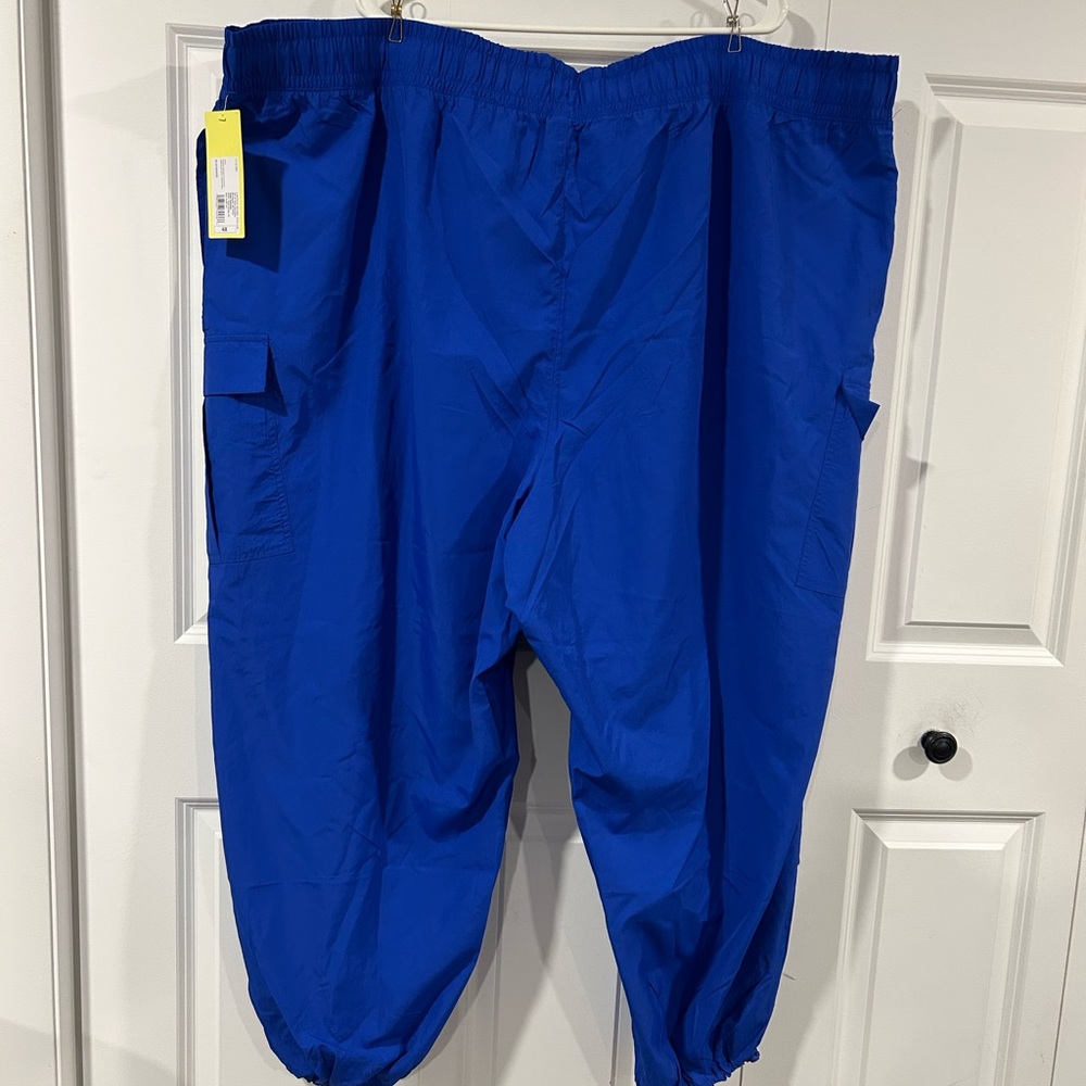 NWT All in Motion Blue Cargo Pants Size 4X Women’s - Picture 2 of 12